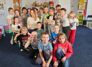 Wizyta Telewizji Aleksandrów Łódzki w naszym przedszkolu